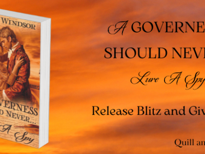 A Governess Should Never Lure a Spy | Blitz Giveaway